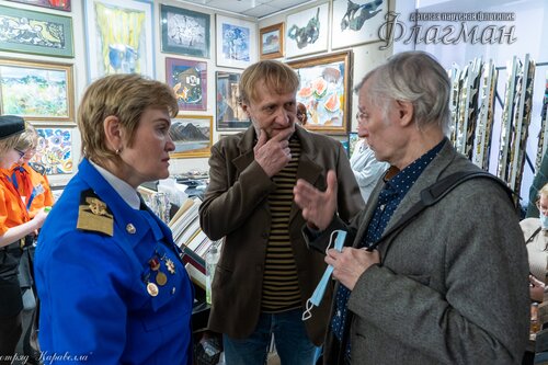 Открытие выставки работ  художника-иллюстратора Евгении Ивановны Стерлиговой _DSC8039